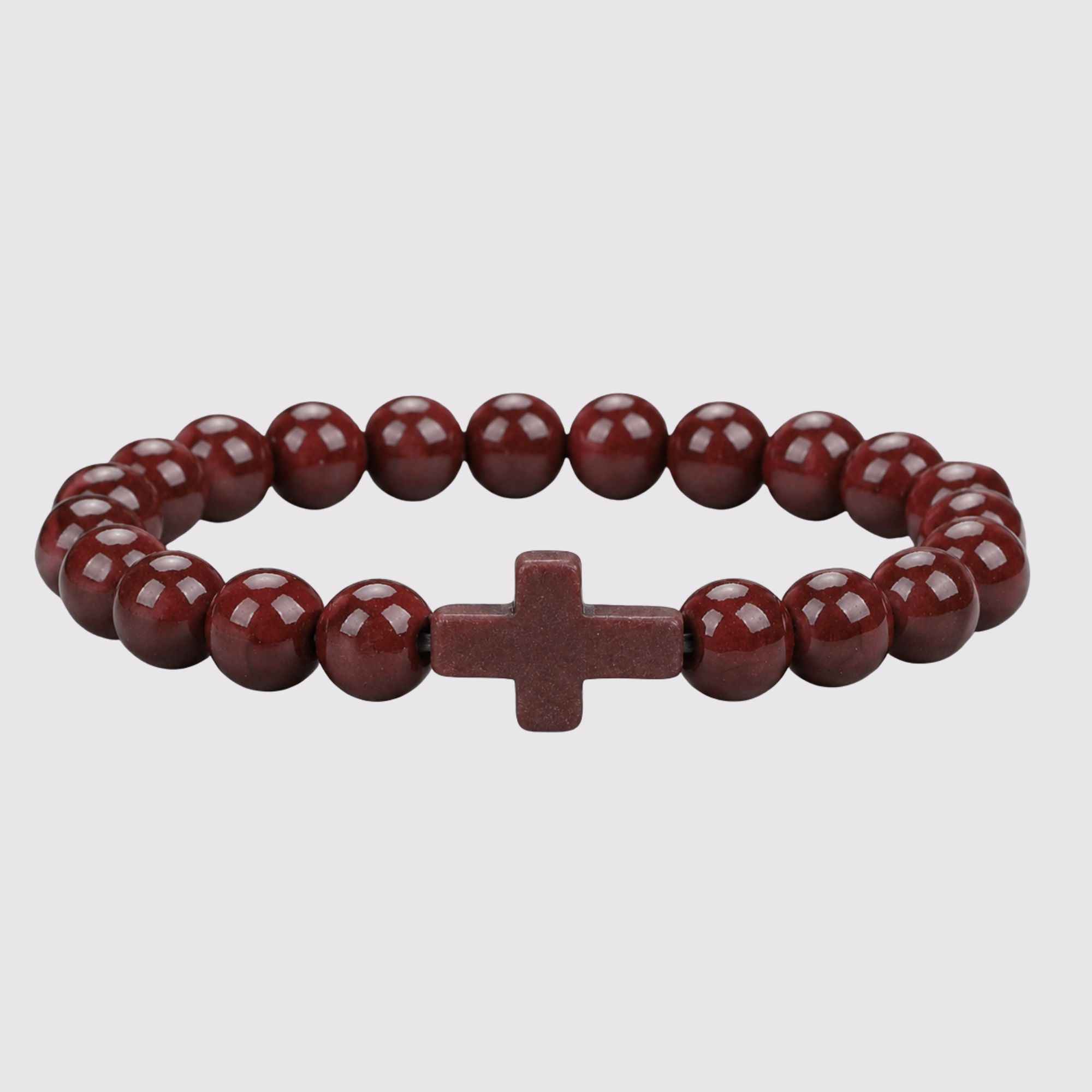 Rooted in Faith Cross Bracelet