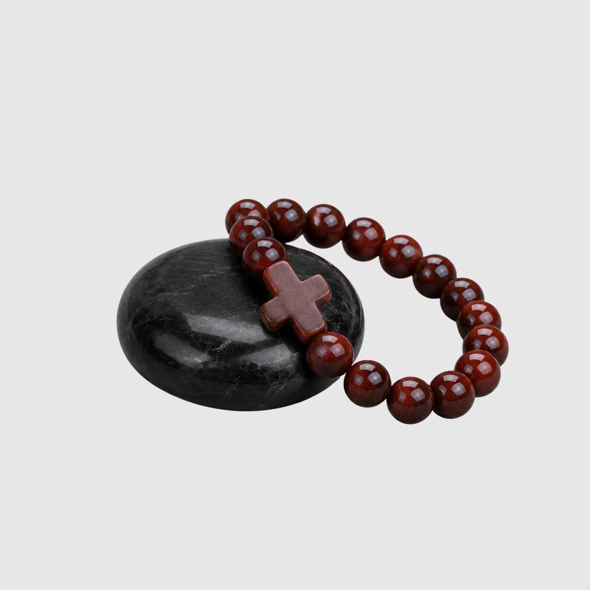Rooted in Faith Cross Bracelet