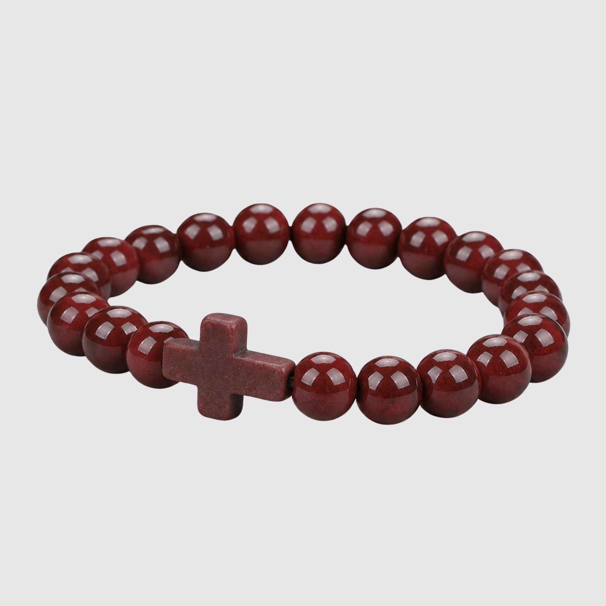 Rooted in Faith Cross Bracelet