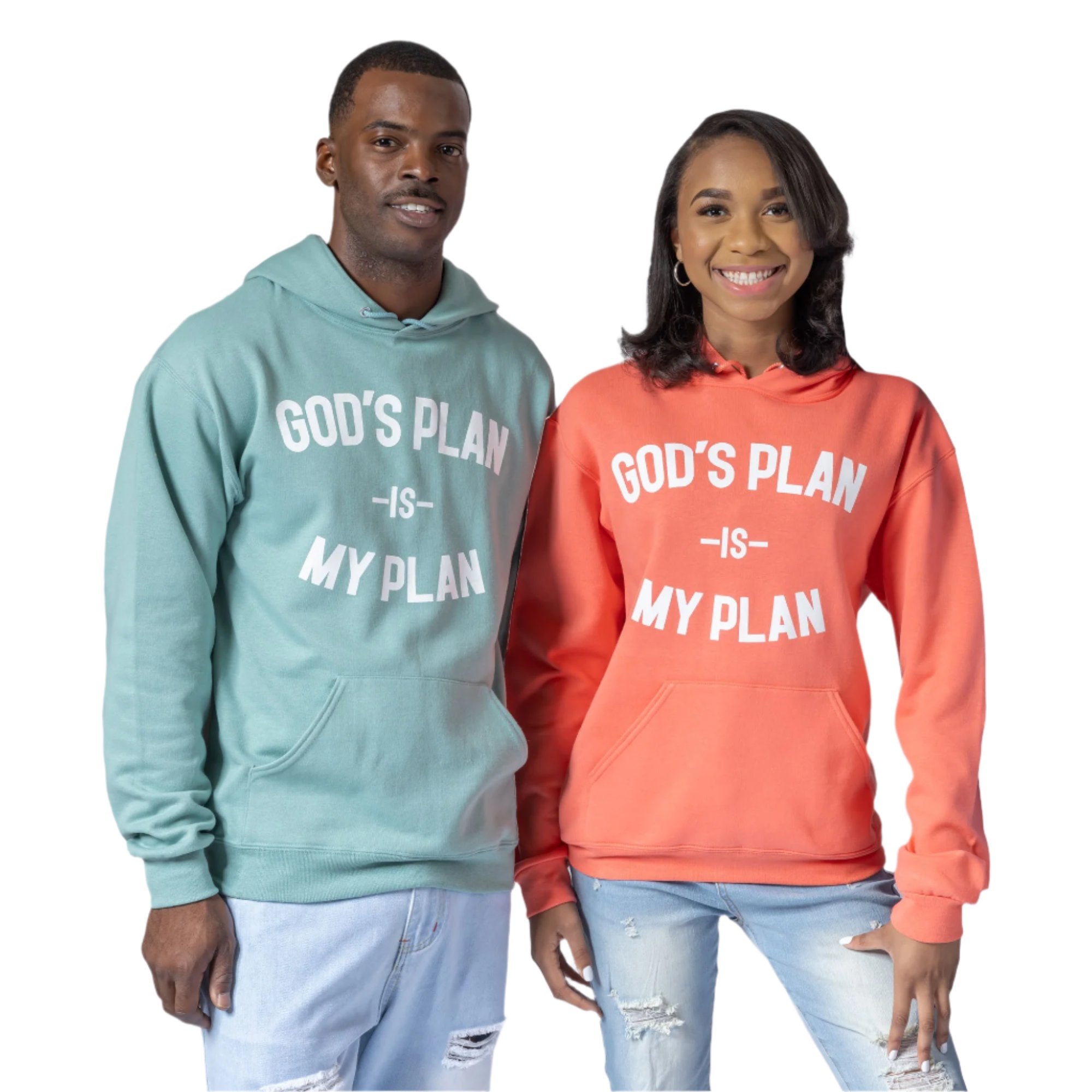  3 Hoodie Bundle God's Plan My Plan (Sage/Carolina Blue/Sunset) Used By God, Used By God Clothing, Christian Apparel, Christian Hoodies, Christian Clothing, Christian Shirts, God Shirts, Christian Sweatshirts, God Clothing, Jesus Hoodie, christian clothing t shirts, Jesus Clothes, t-shirts about jesus, hoodies near me, Christian Tshirts, God Is Dope, Art Of Homage, Red Letter Clothing, Elevated Faith, Active Faith Sports, Beacon Threads, God The Father Apparel