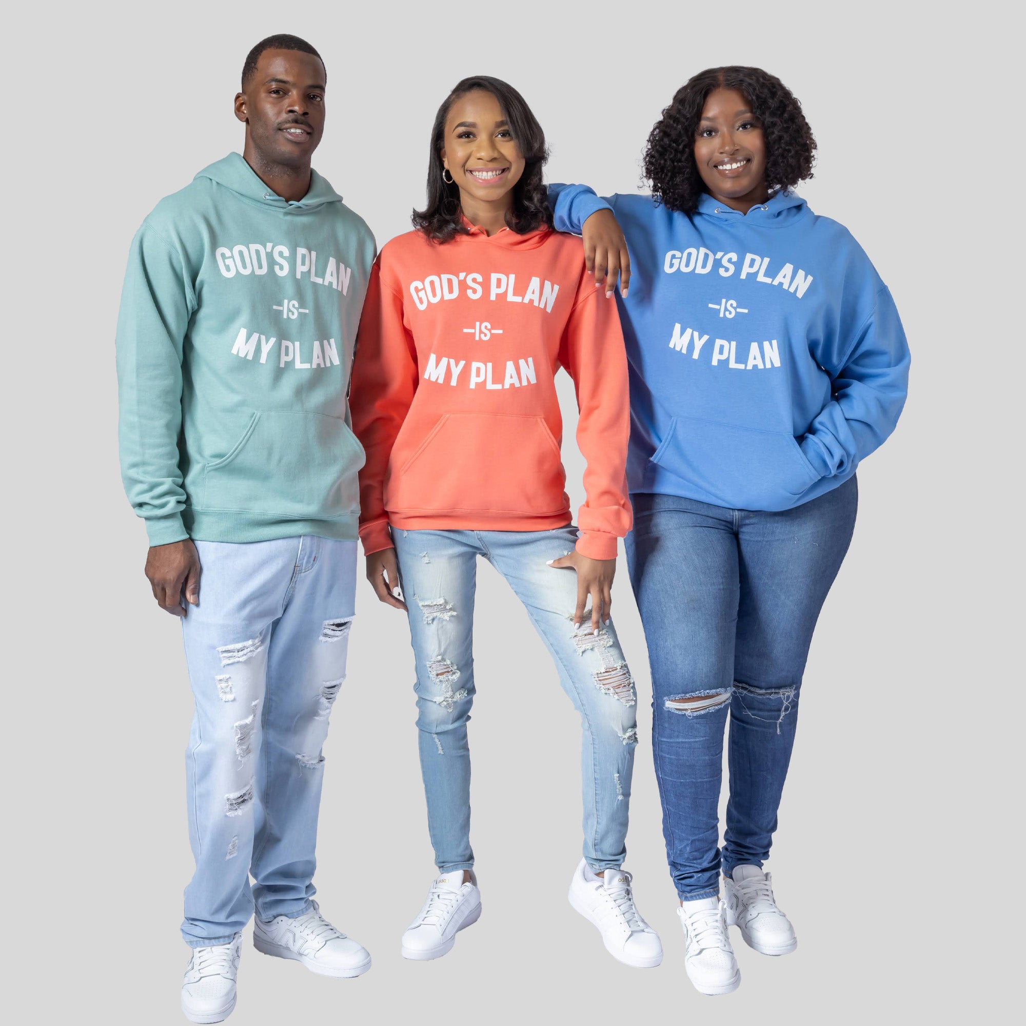 3 Hoodie Bundle God's Plan My Plan