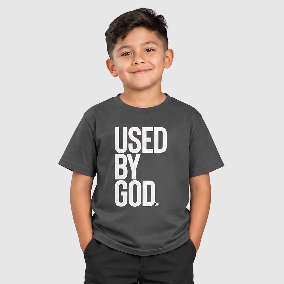 UBG Logo Kids Tee Charcoal