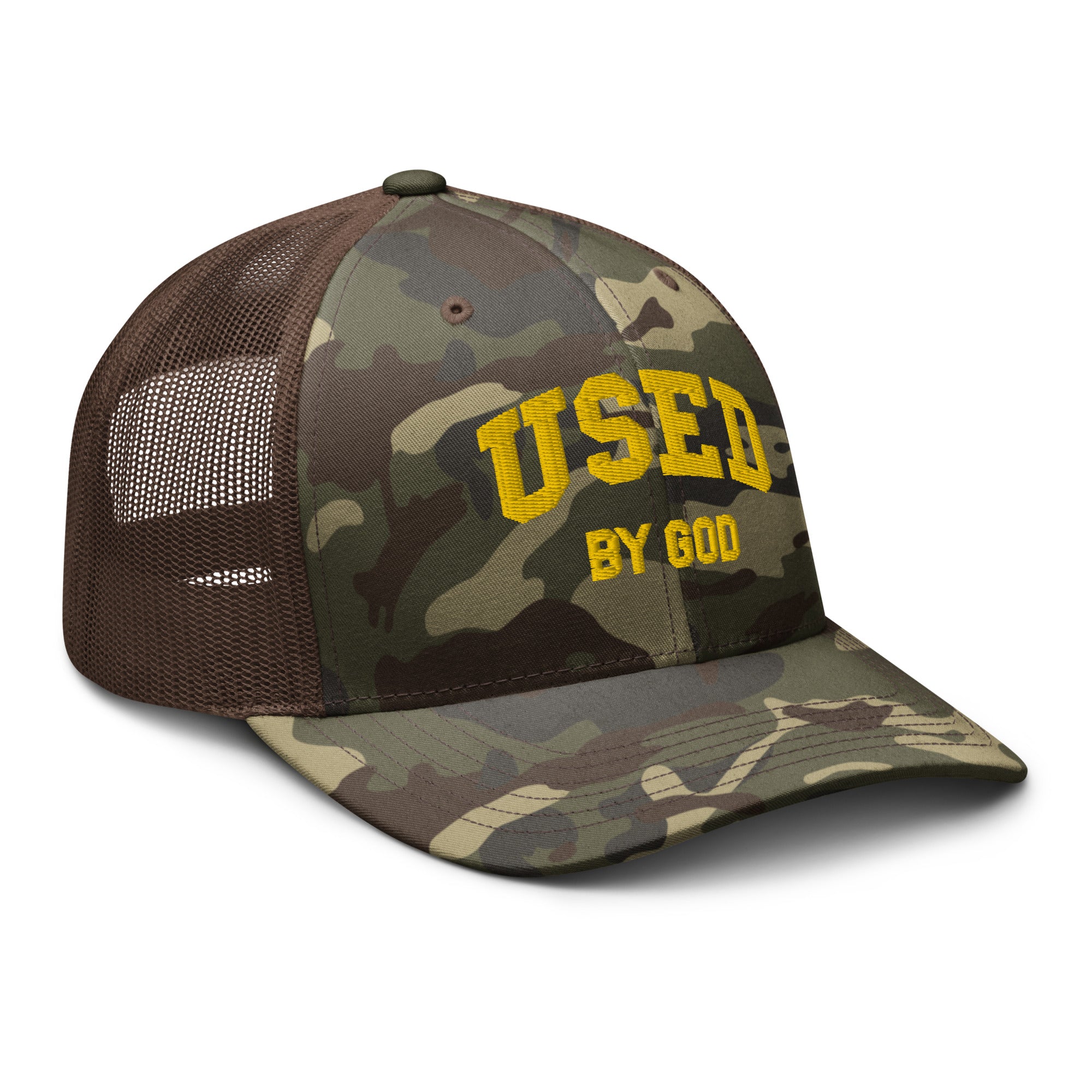 UBG Collegiate Camo Sun Trucker Hat