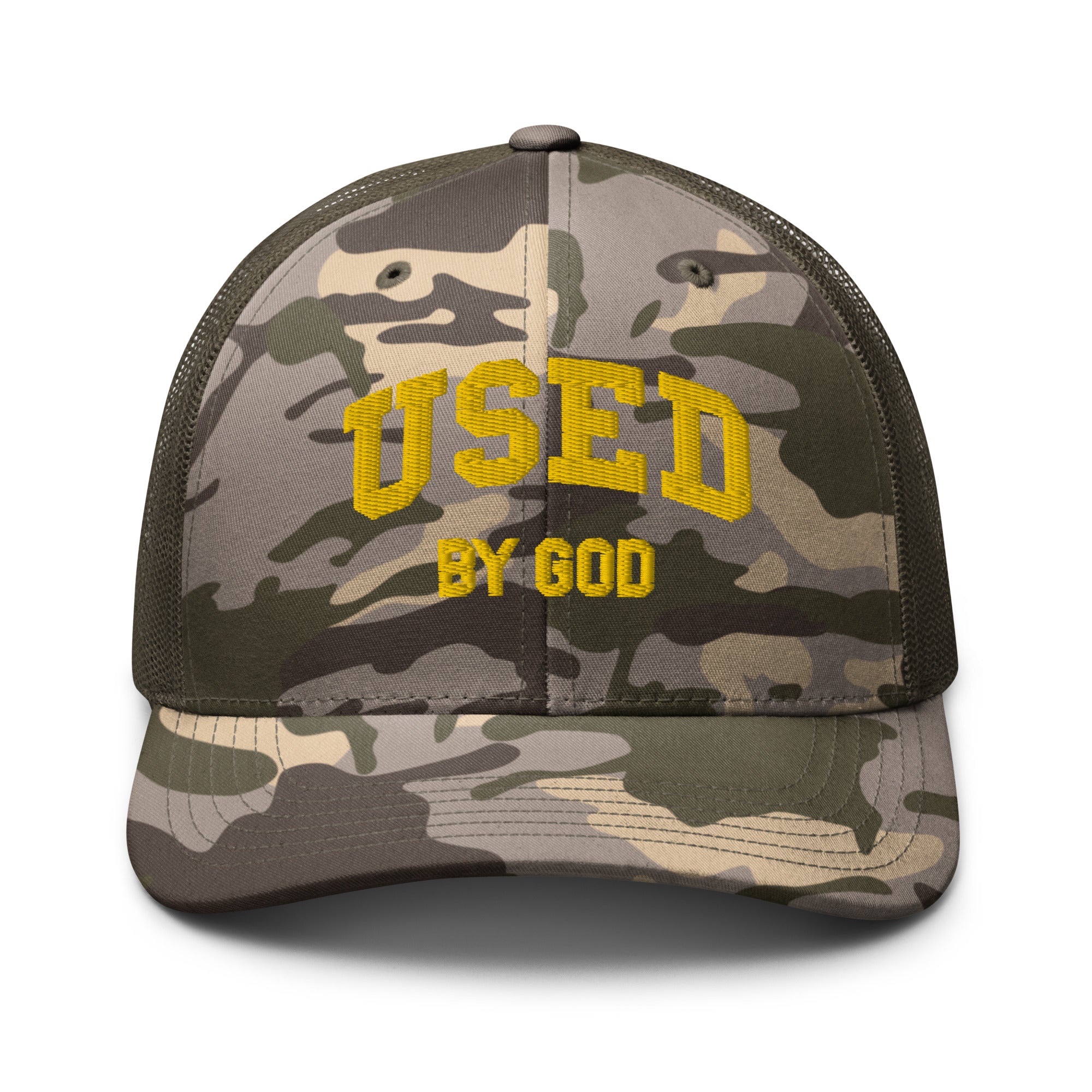 UBG Collegiate Camo Sun Trucker Hat