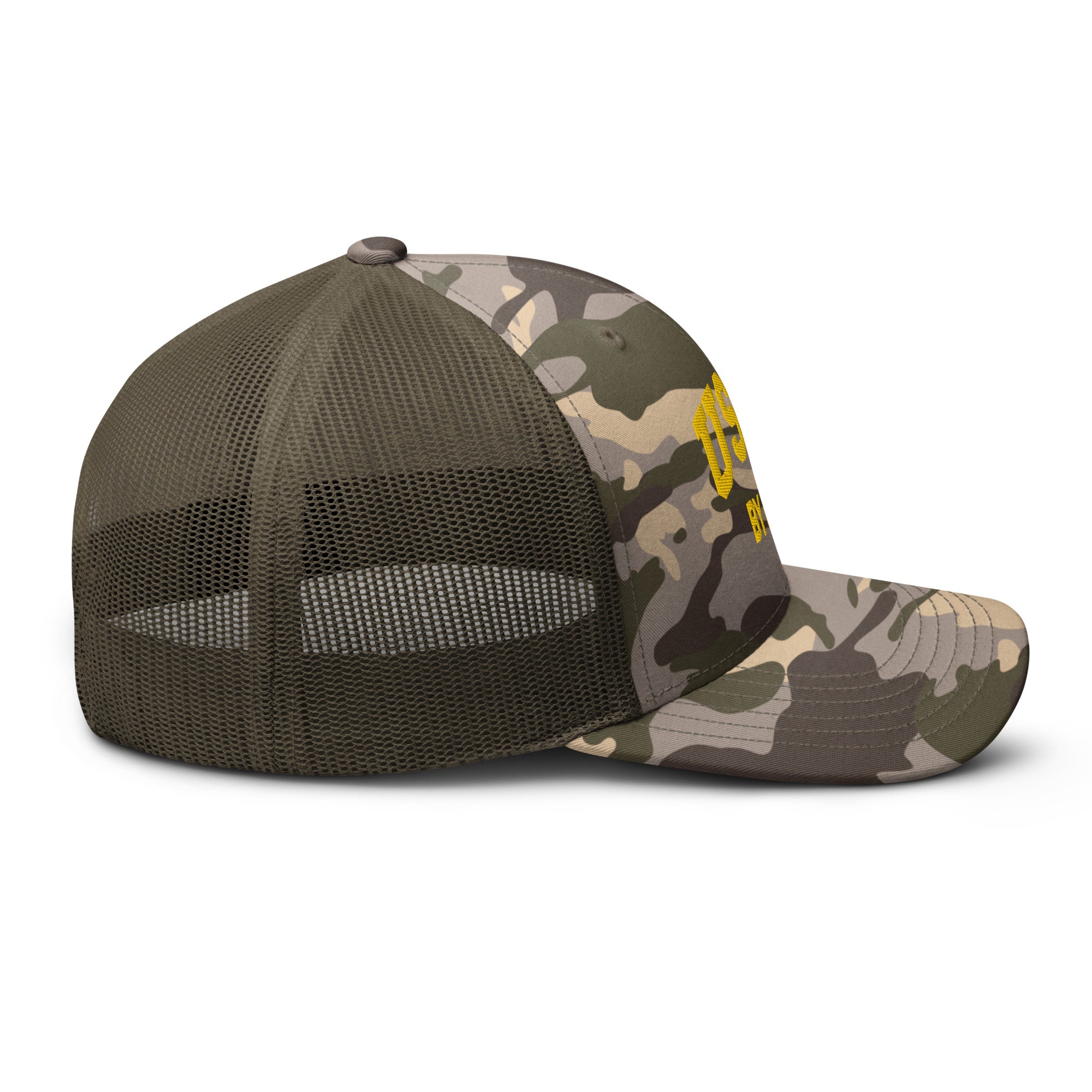 UBG Collegiate Camo Sun Trucker Hat