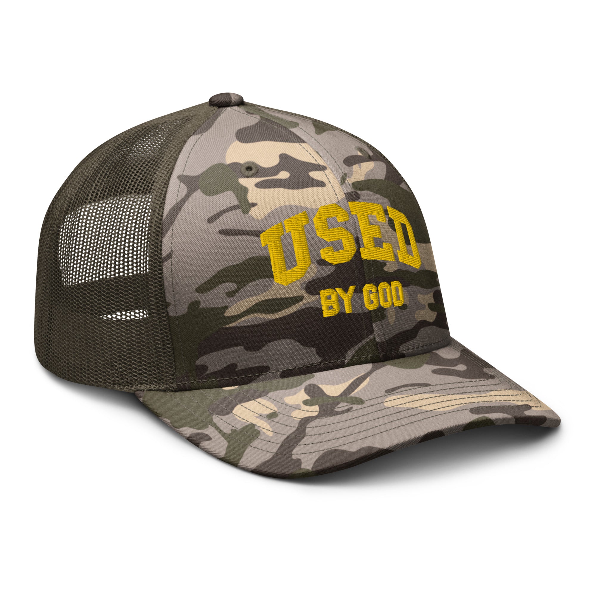 UBG Collegiate Camo Sun Trucker Hat