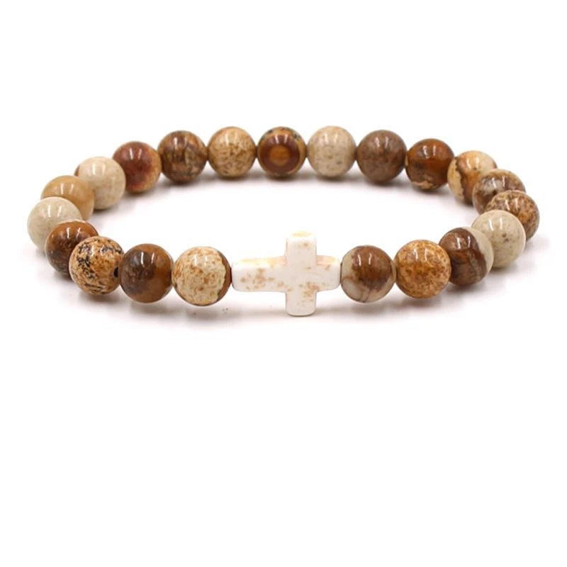 cross bracelet, pink cross bracelet, tiger eye cross bracelet, Natural Wood Onyx Bead Cross Prayer Bracelet, Used By God, Used By God Clothing, Christian Apparel, Christian Bracelets, Christian Necklace, Christian Jewelry, Christian Gift, Wood Bracelet, Cross Bracelet, Christian Prayer Beads, Religious Gift, Prayer Bracelet, Prayer Beds, Cross Necklace, Cros Crucifix Necklace, Men's Bracelet, Women's Bracelet, Men's Necklace, Women's Necklace, Elevated Faith, String Bracelets, black cross