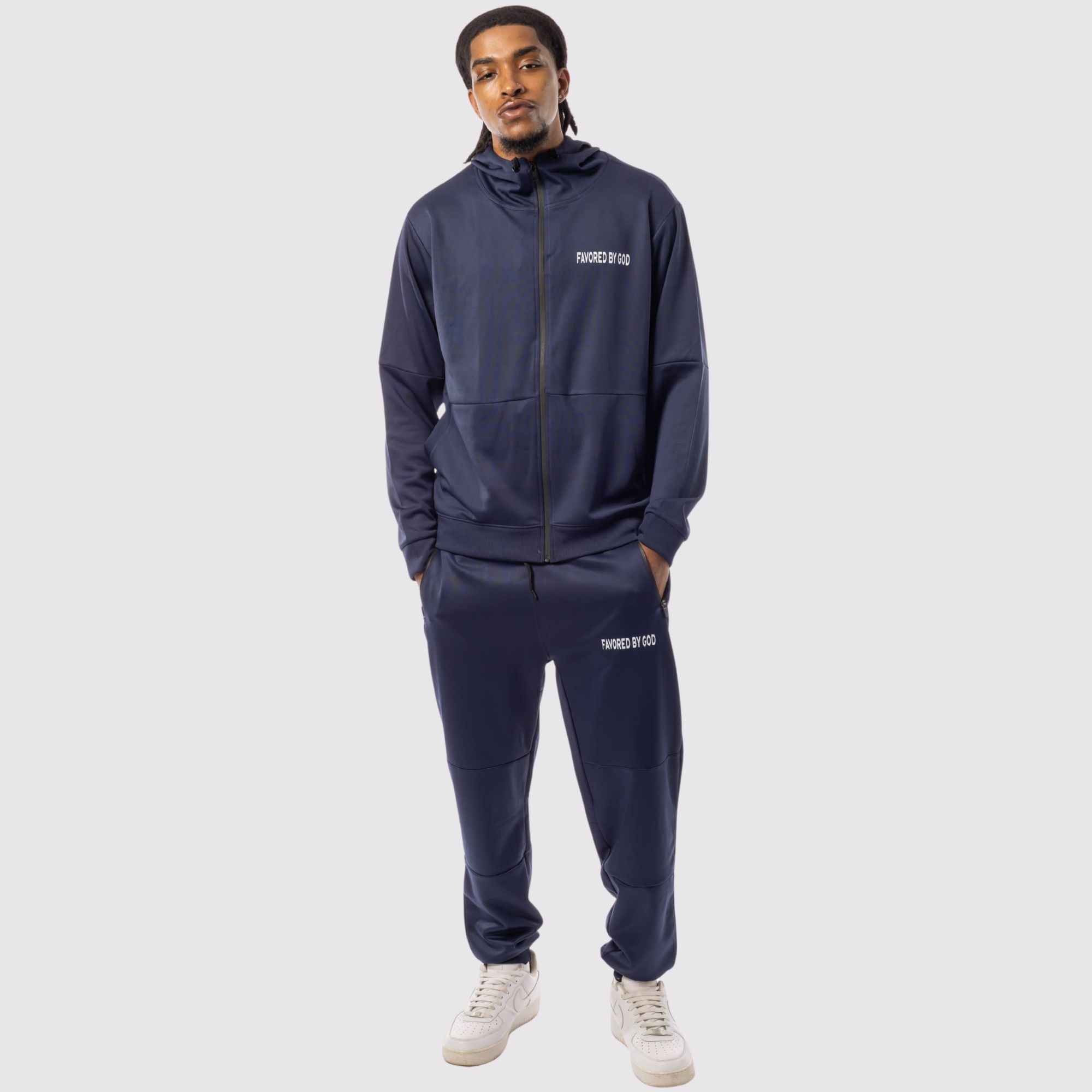 Favored By God Men's Navy Tracksuit