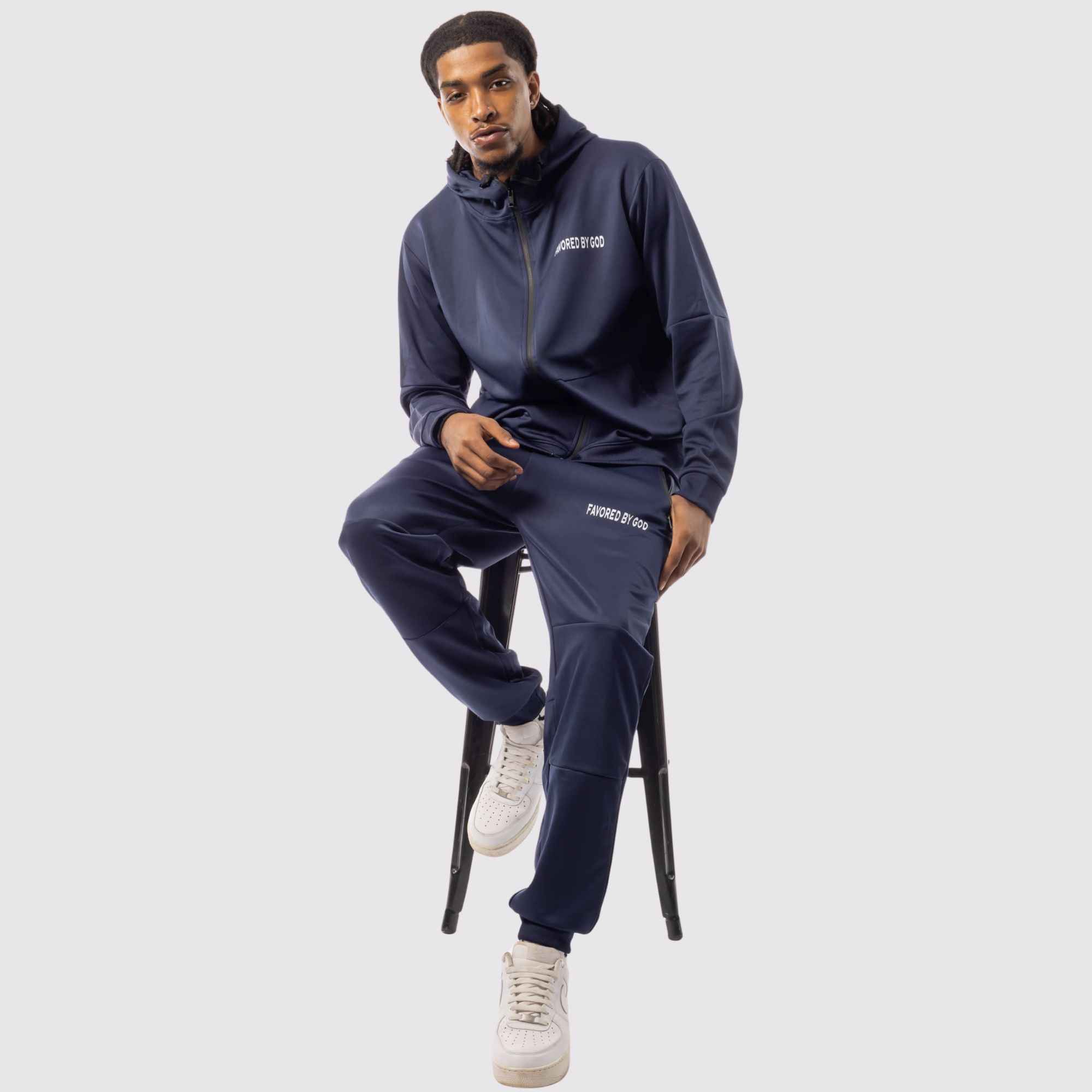 Favored By God Men's Navy Tracksuit