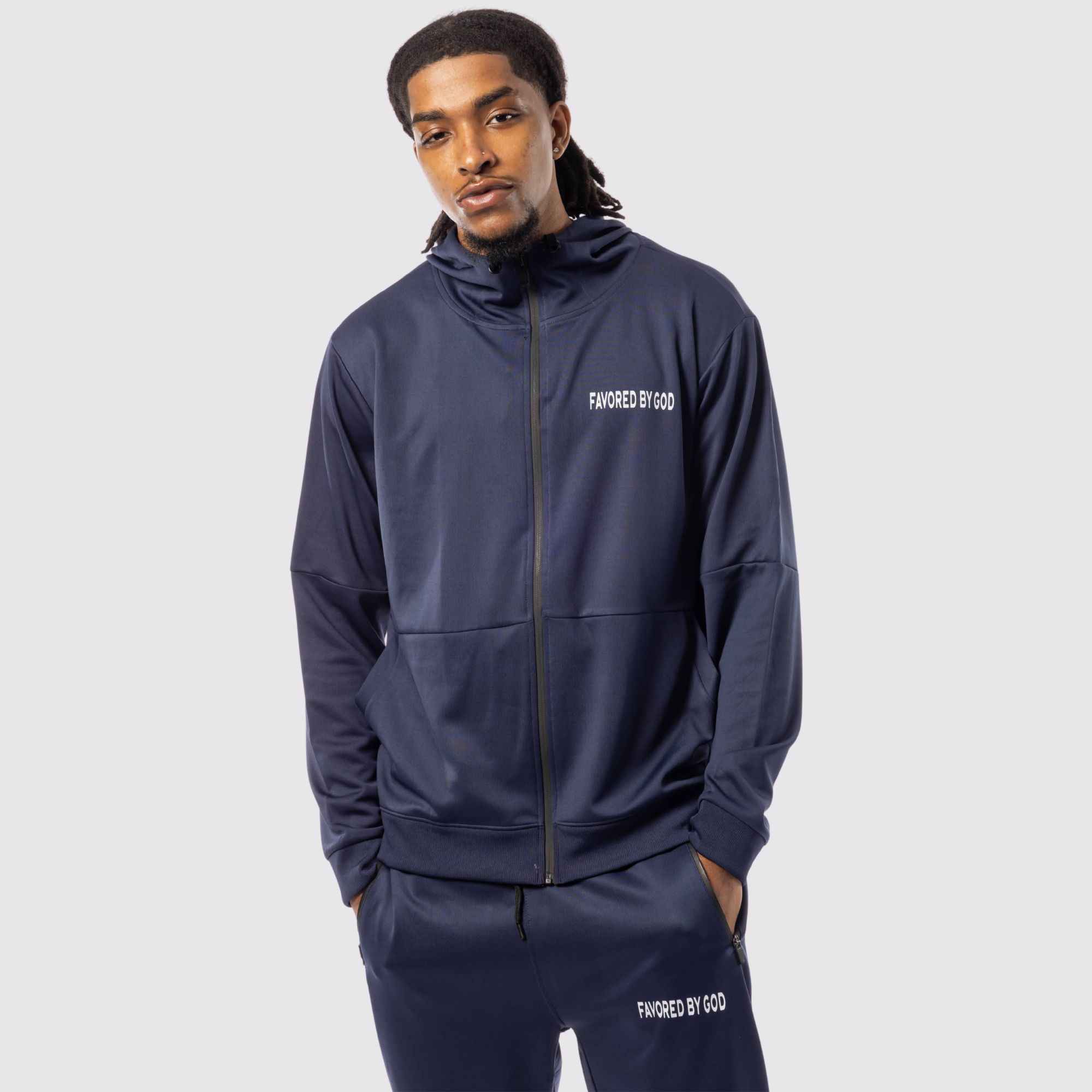 Favored By God Men's Navy Tracksuit