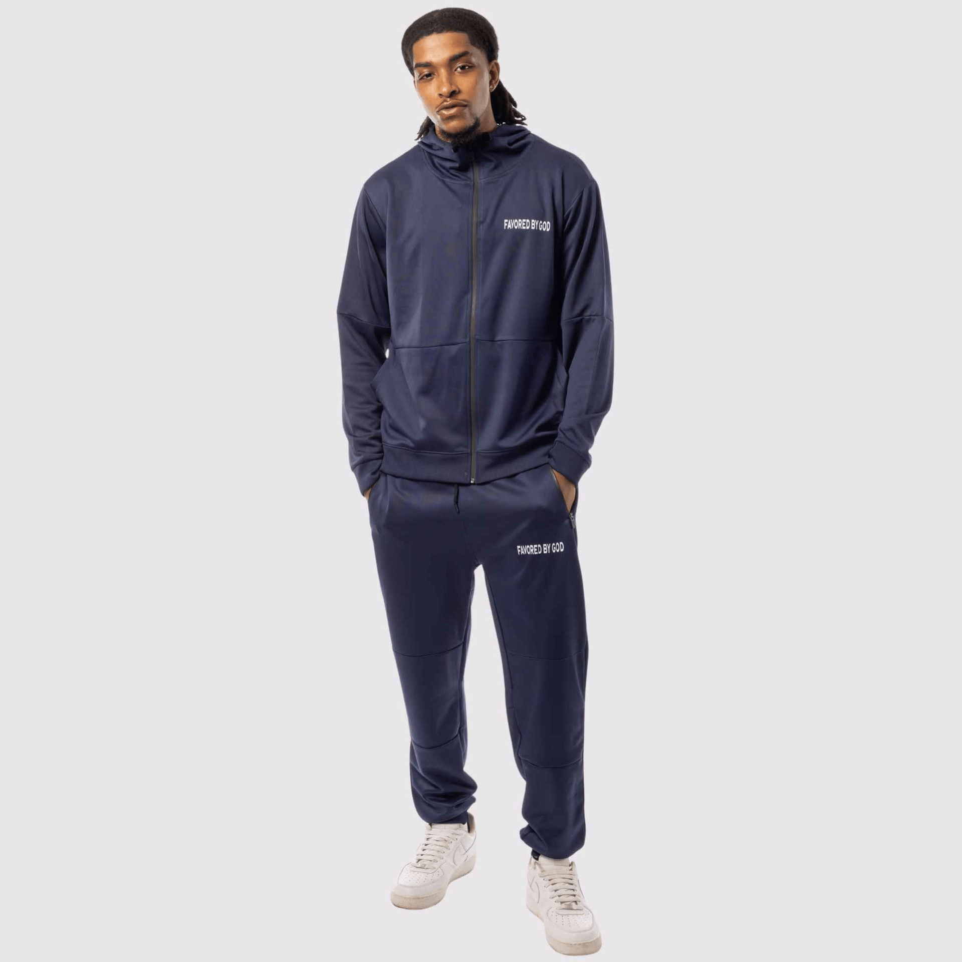 Favored By God Men's Navy Tracksuit