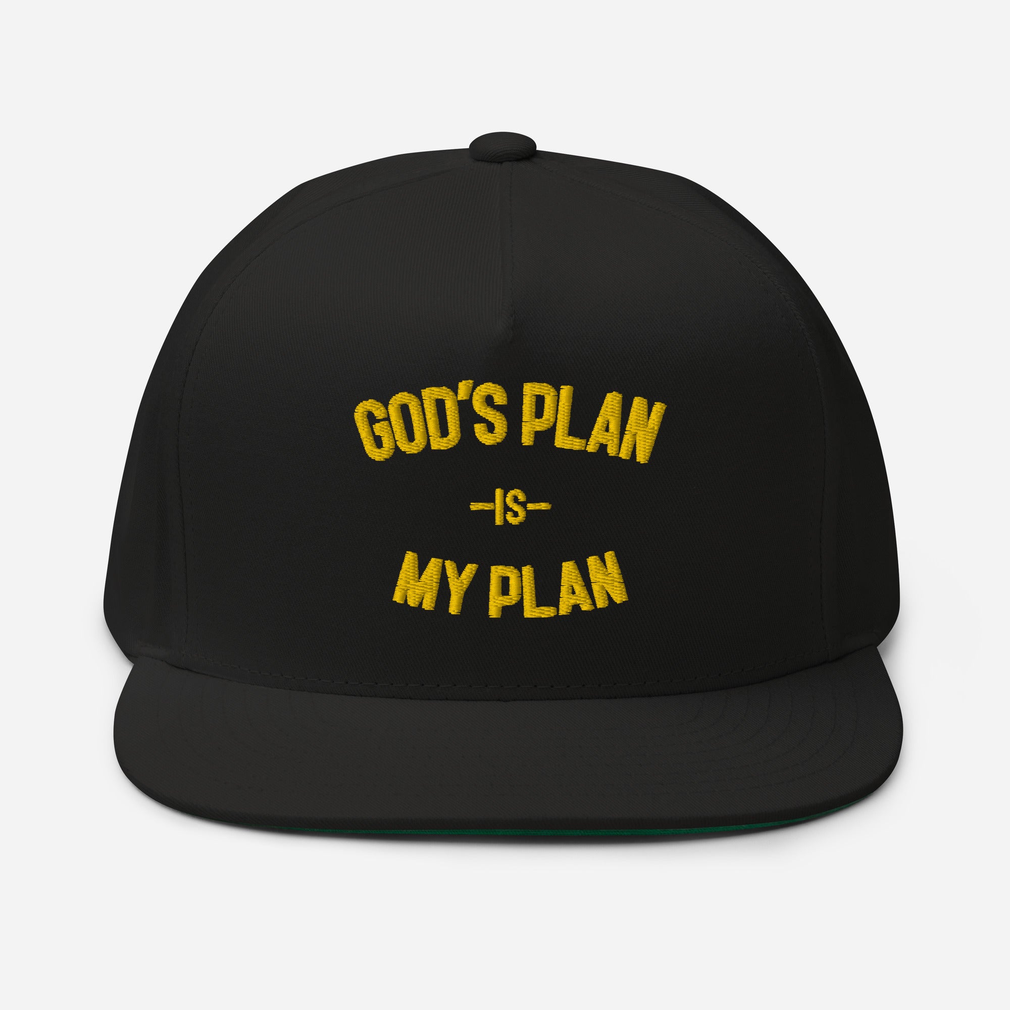 God's Plan My Plan Gold Hat