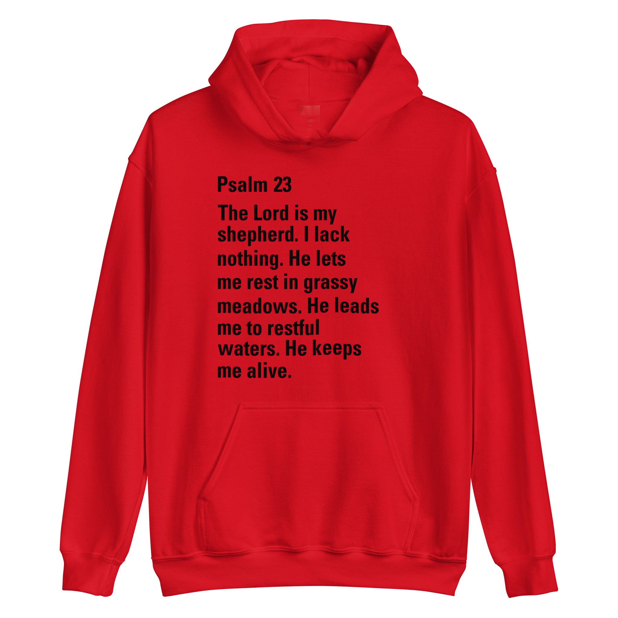 Original Psalm 23 Hoodie