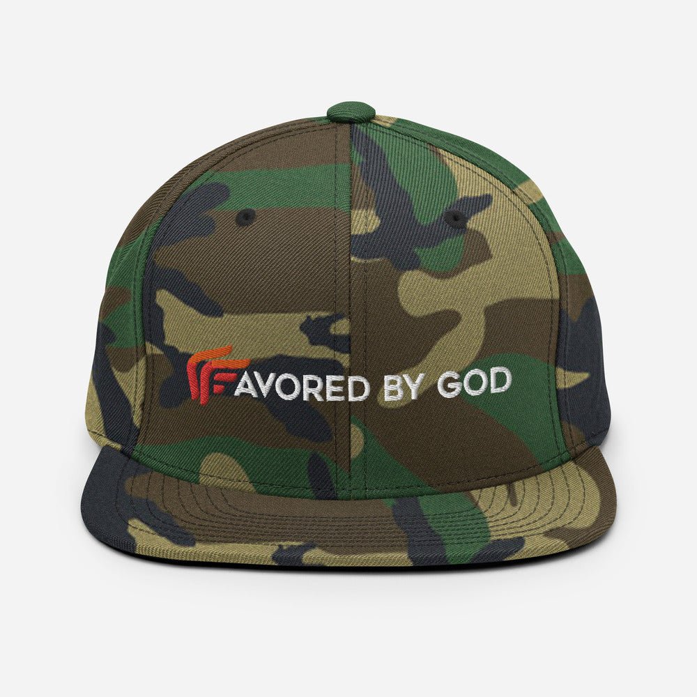 Signature Favored By God Snapback Hat