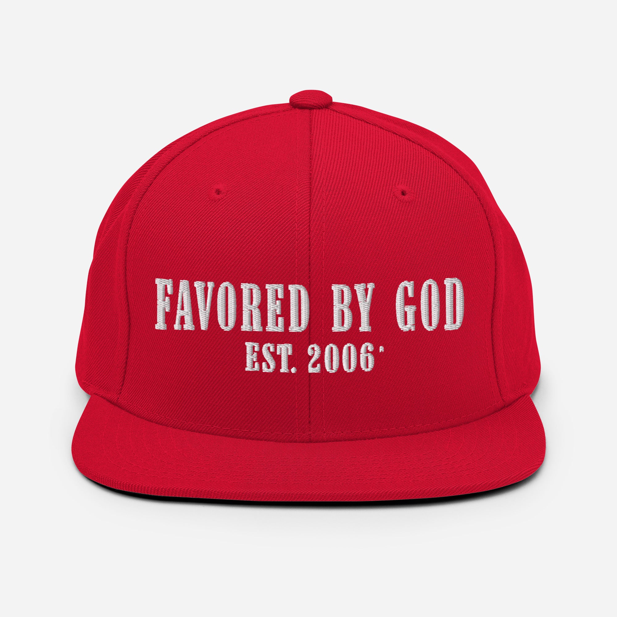 Favored By God Est. 2006 Snapback Hat