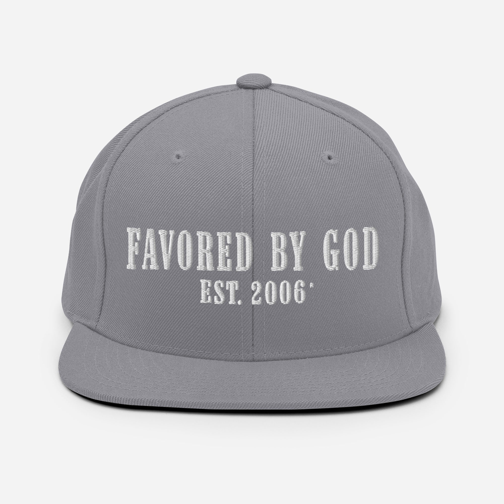 Favored By God Est. 2006 Snapback Hat