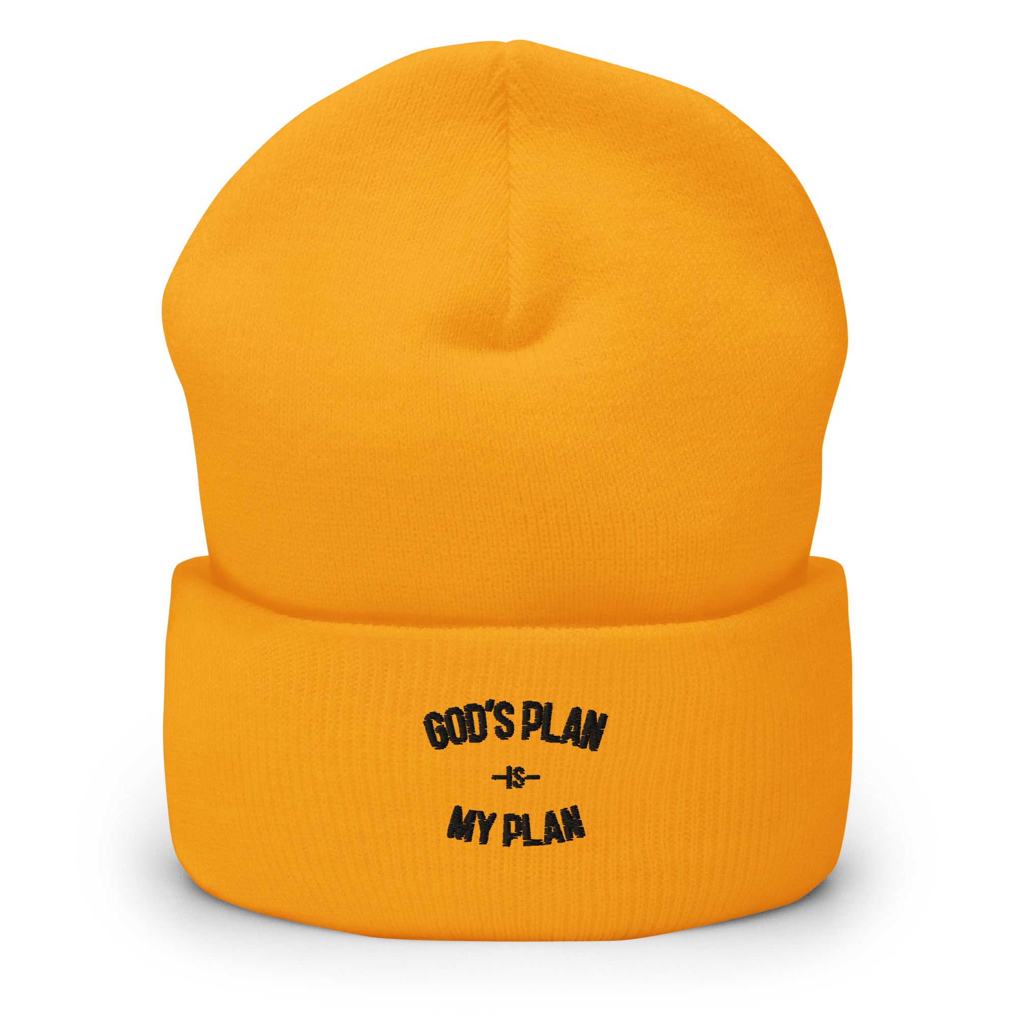 God's Plan Is My Plan Cuffed Beanie
