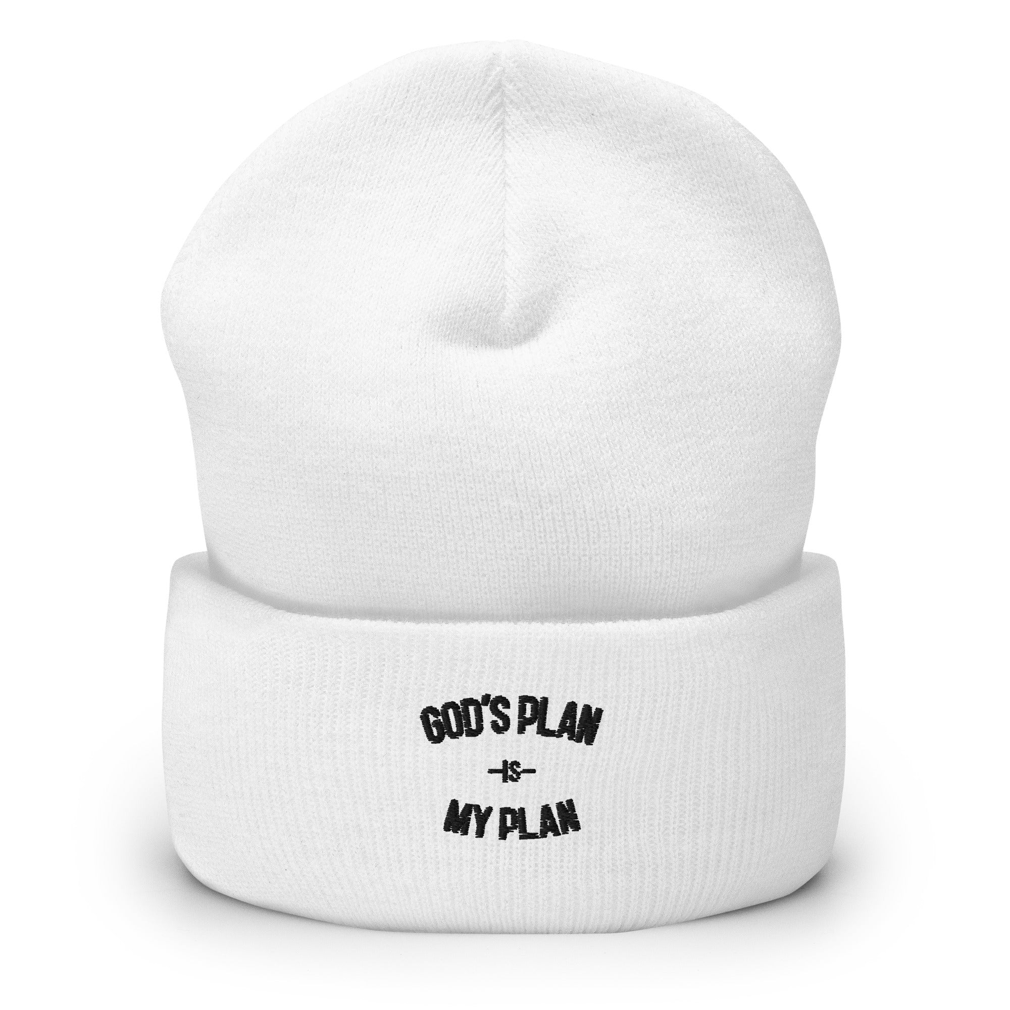 God's Plan Is My Plan Cuffed Beanie