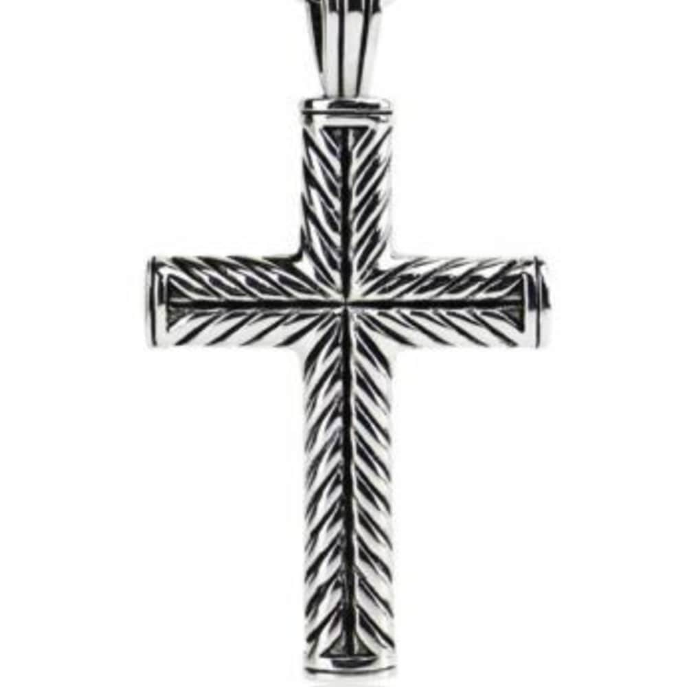 Stainless Steel Vintage Cross Necklace