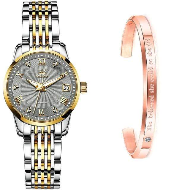 OLEVS Mechanical Luxury Bracelet Women's Watch - Used by God Clothing