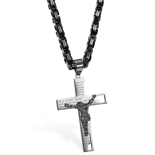 Jewelry Silver Boniskiss Cross Crucifix Necklace christian clothing brand christian tees christian apparel christian shirts christian tshirts faith hoodies christian hoodies used by god clothing favored by god clothing christian clothing faith apparel christian shirts christian tshirts favored by god favored by god clothing used by god clothing christian jewelry christian gifts christian apparel for women christian apparel for men faith over fear christian tank tops christian sportswear christian activewear