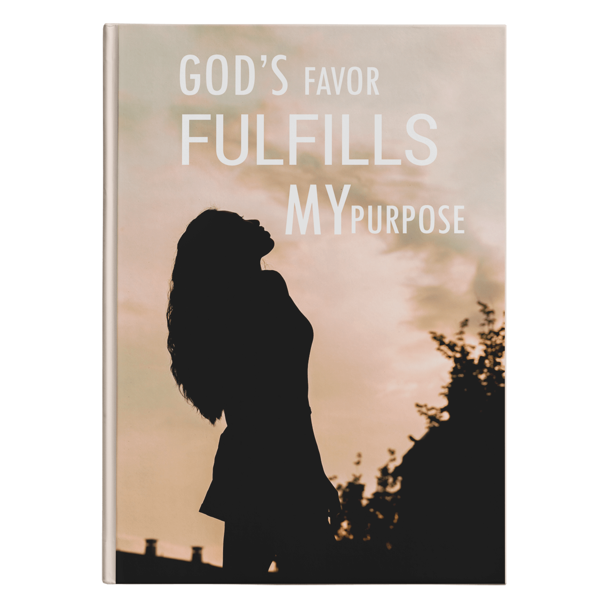 God's Favor Fulfills My Purpose Journal - Used by God Clothing