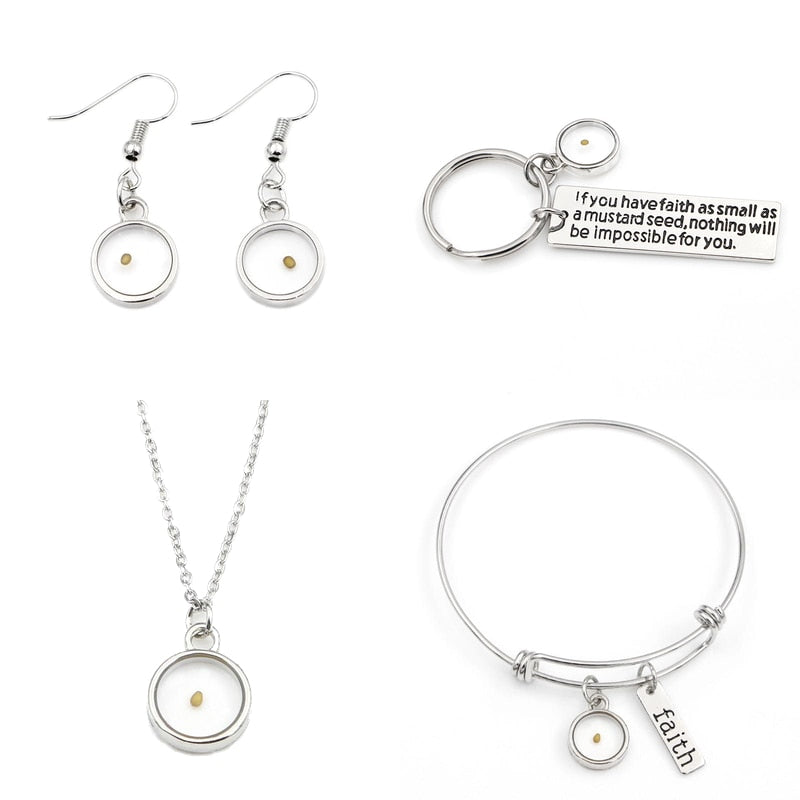 Faith Of A Mustard Seed Stainless Steel Gift Set