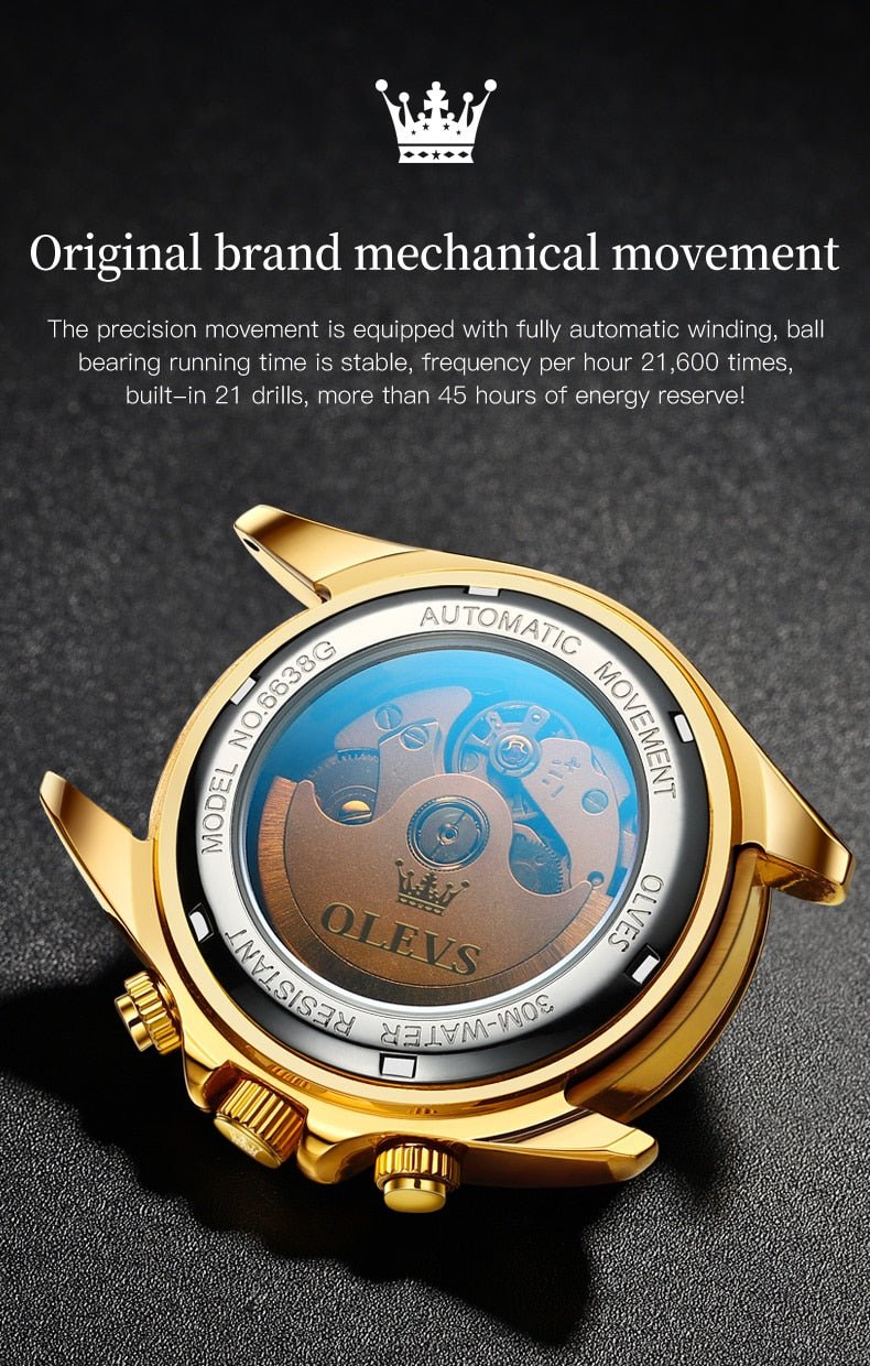 OLEVS Automatic Mechanical Men's Watch