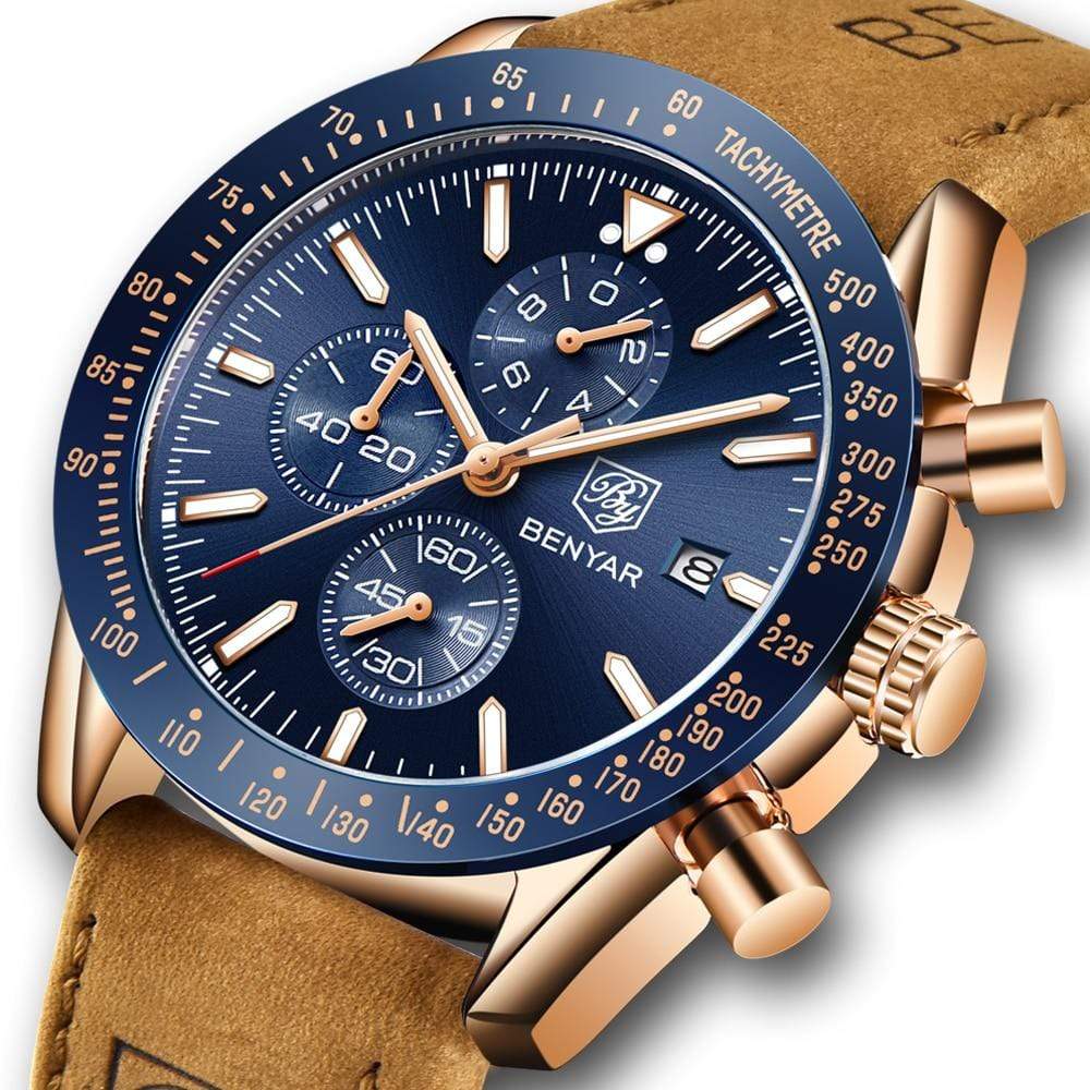 BENYAR Luxury Sport Quartz Chronograph Men's Watch - Used by God Clothing