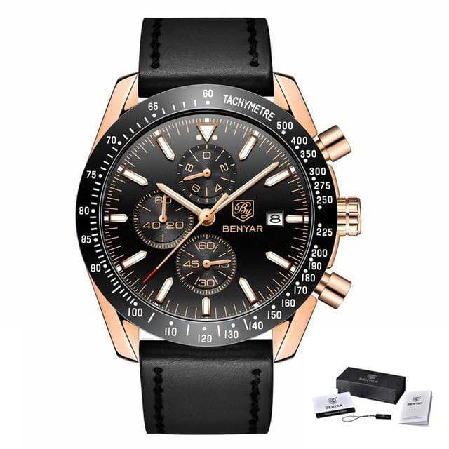 BENYAR Luxury Sport Quartz Chronograph Men's Watch - Used by God Clothing
