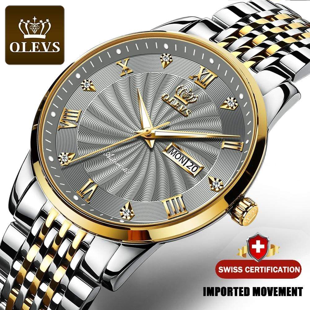 OLEVS Mechanical Stainless Steel Men's Watch - Used by God Clothing